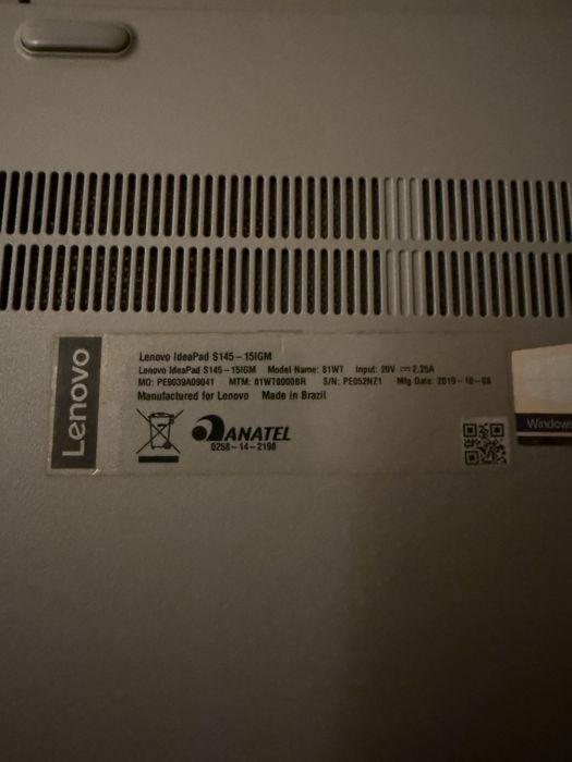 Notebook esta a funcionar ler a descrição