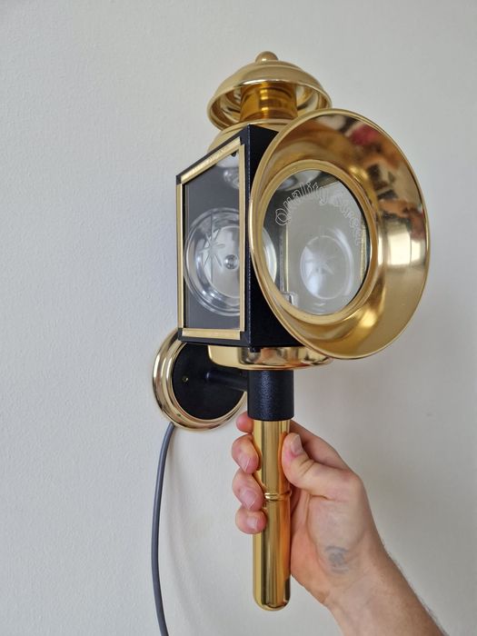 Stylowa lampa ścienna „Latarnia / Bryczka” – retro – 300 zł