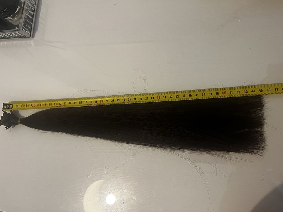 45 cm 35 gr de cabelo pontas grossas