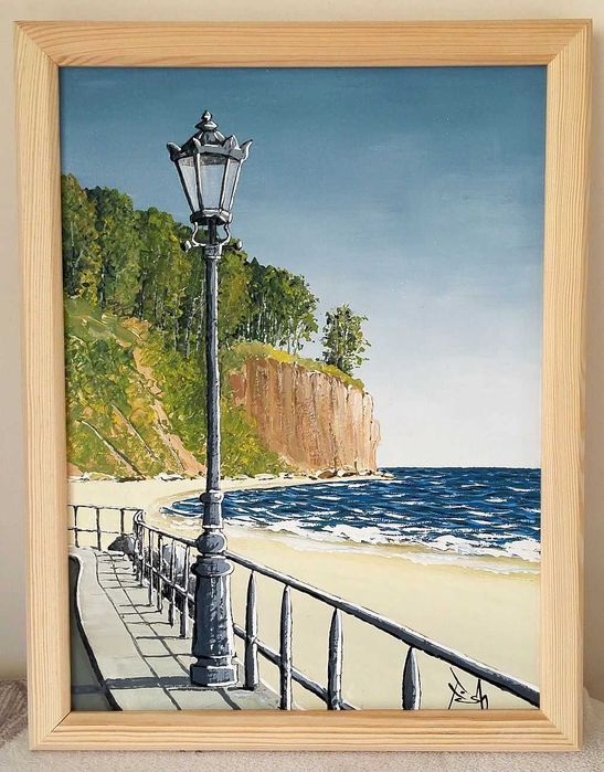 Obraz Klif Orłowski 30X40 na płótnie Oferuje autor Jerzy Okoń