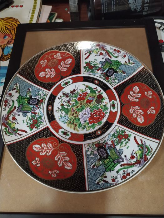 Prato réplica de Imari