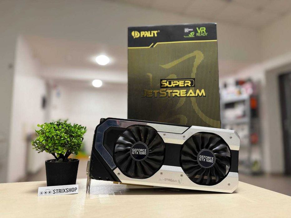 Відеокарта Palit GeForce GTX 1080 Super JetStream 8GB Б/в + Гарантія