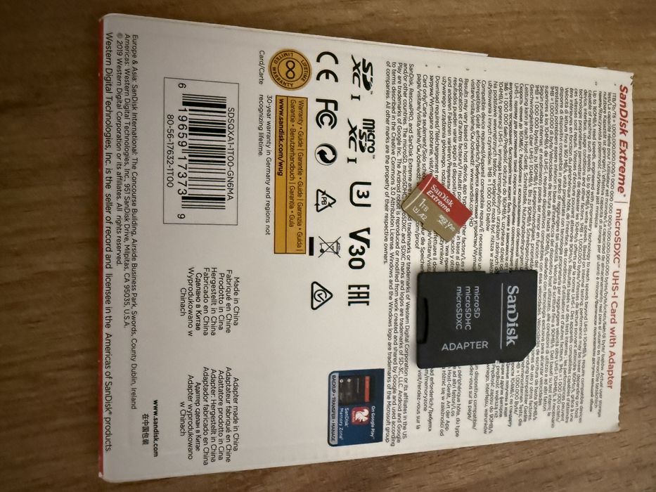 Karta pamieci sandisk extreme 1tb 1000gb oryginalna