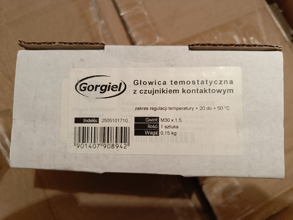 Głowica termostatyczną z czujką