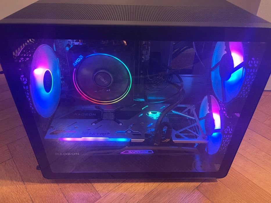 AMD 9800x3d RTX 5070ti 32gb ddr5 ARGB Komputer do gier gejmingowy