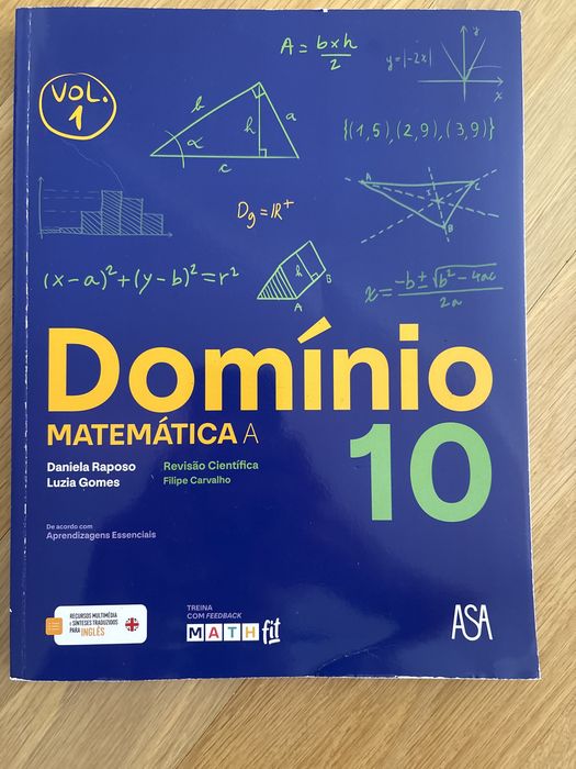 Manuais 10° ano matemática Dominio