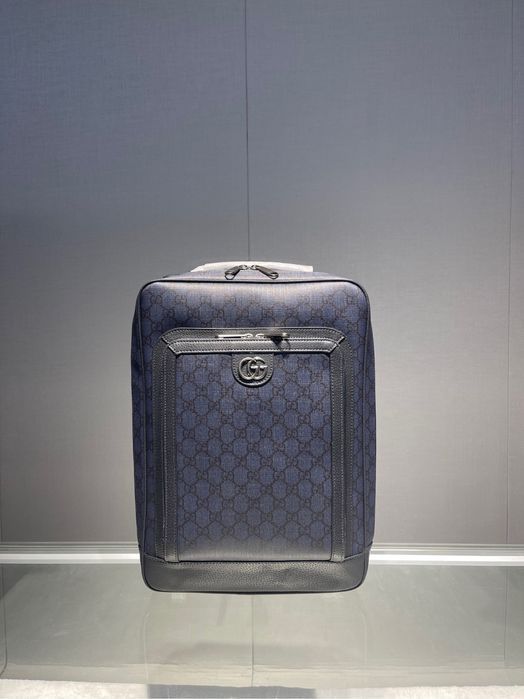 Рюкзак мужской синий Louis Vuitton GCC унисекс портфель ранец кожаный