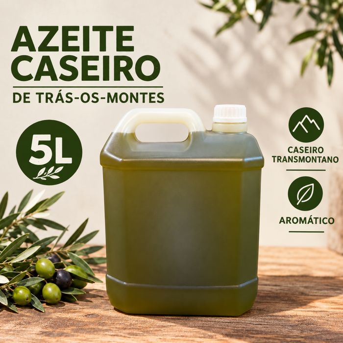 Azeite Caseiro de Trás-os-Montes – 5 Litros