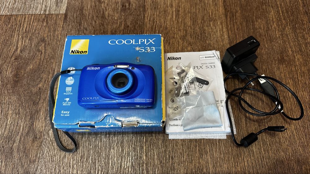 Підводний фотоапарат nikon coolpix s33