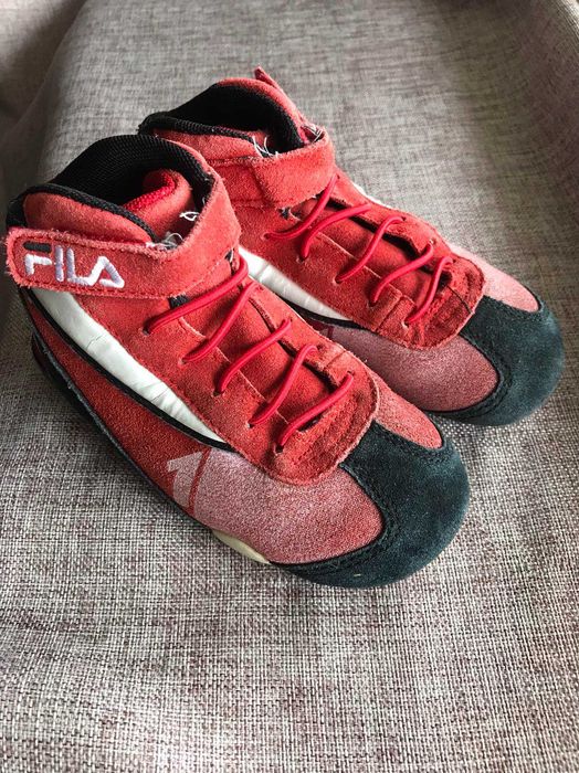 Винтажные детские гоночные ботинки FILA Motorsports — Schumacher Era (Ferrari Look) — Размер 26