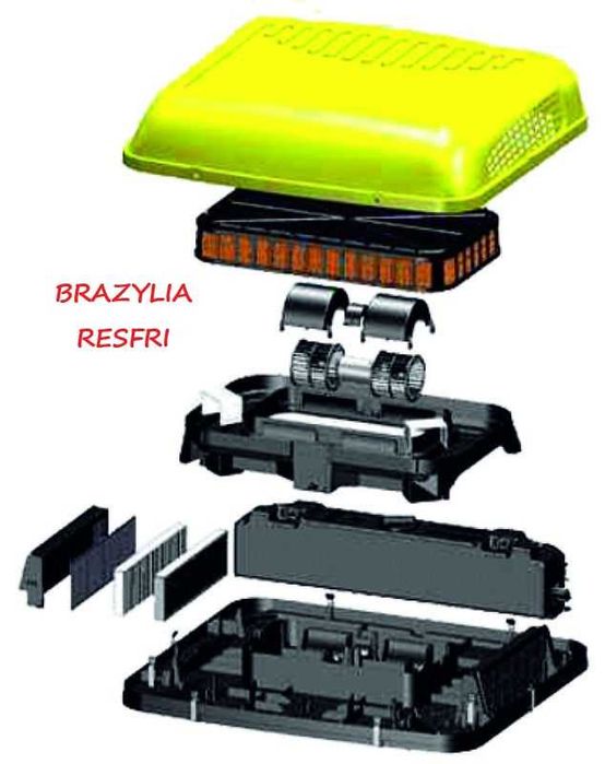 Klimatyzacja postojowa 12V Klimatyzator dachowy do ciągników kombajnów