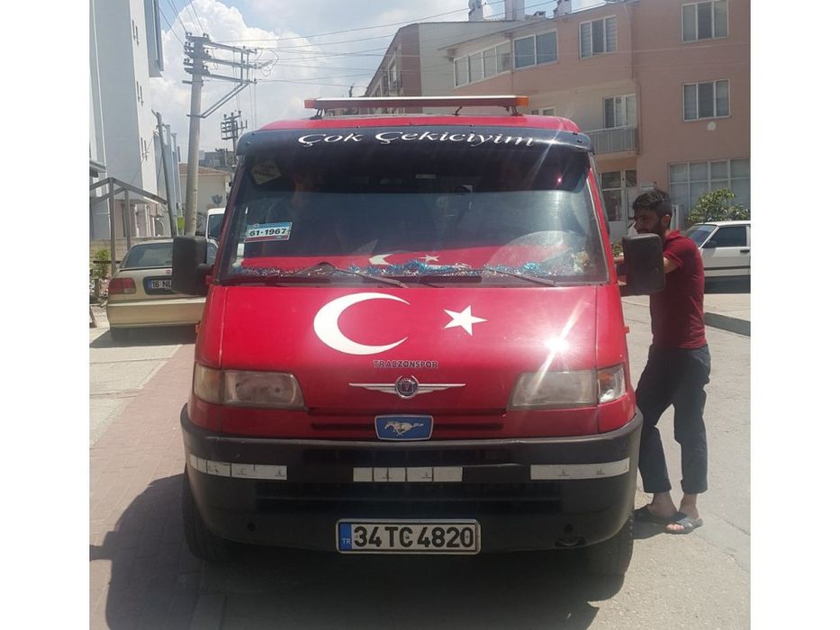 Fiat Ducato 1995-2006 Козирок на лобове скло (, 5мм)