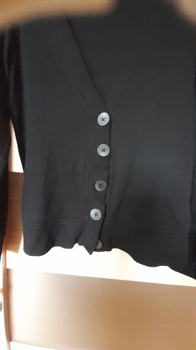 Czarny sweterek, h&M, rozm. M