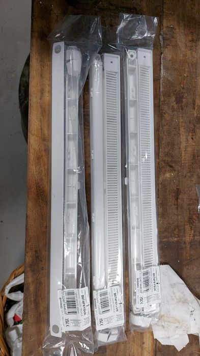 Grelhas ventilação janelas