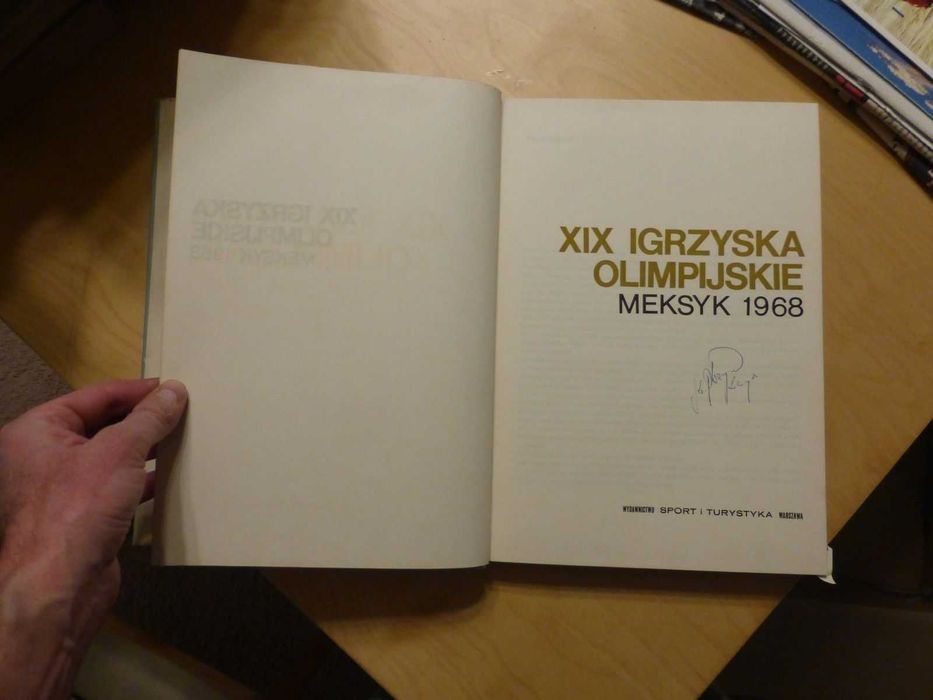 Album XIX Igrzyska Olimpijskie Meksyk 1968 sport PRL