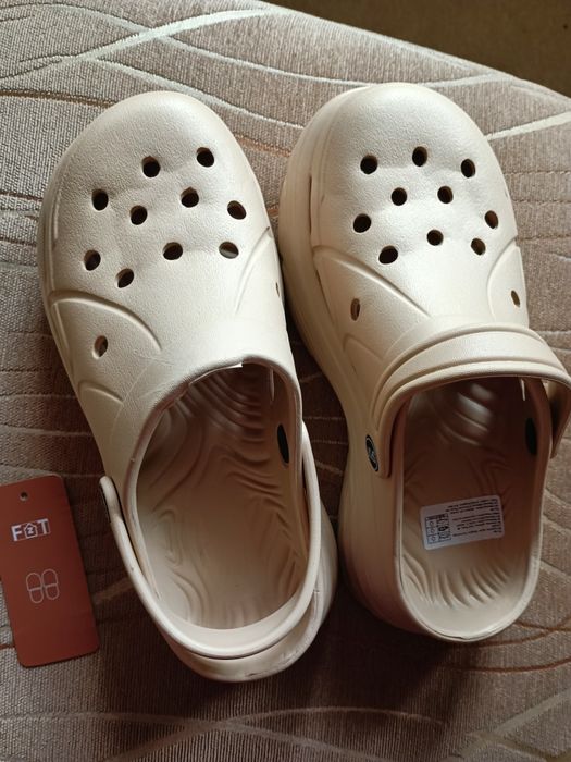 Nowe klapki cappuccino z pianki EVA 37-38