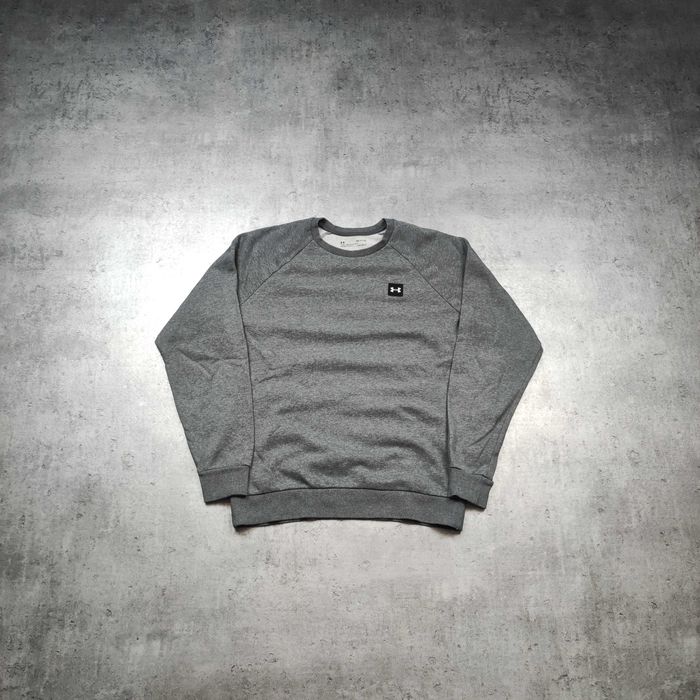 MĘSKA Bluza Sport Dresowa Szara Bawełna HeatGear Thermal Under Armour