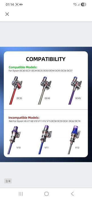 Dyson DC30 DC31 DC34 DC35 DC44 DC45 DC56 DC57 ładowarka 348mA do DYSON