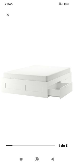 Cama casal 140x200
