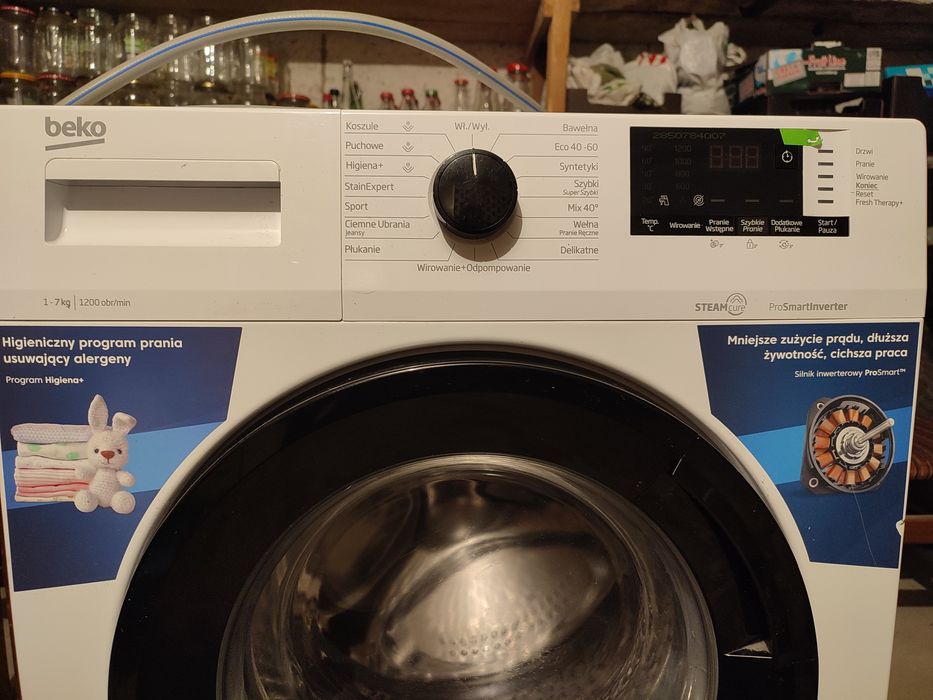 Pralka beko 7kg silnik inwertorowy
