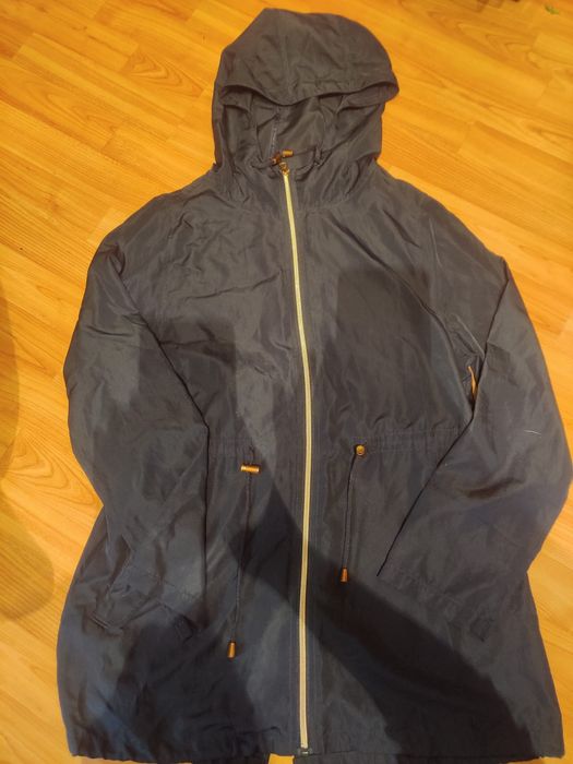 Granatowa kurtka parka