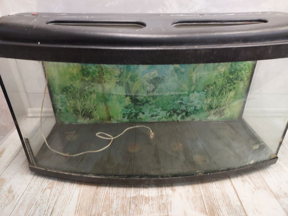 акваріум  овал 160л.   100×50×32 ,  прямлкутний 75 л. 60×42×30