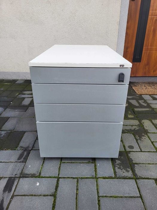 Komplet mebli biurowych VS – biurko 180 cm + kontenerek + szafka