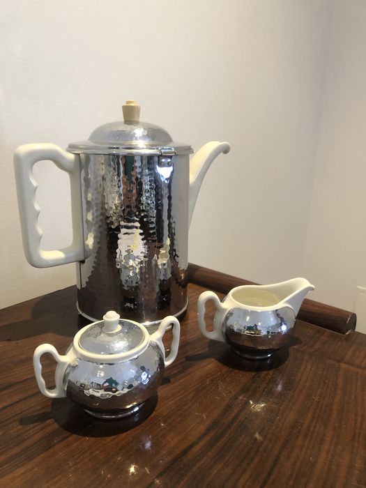 Serviço Café / Chá Térmico Vintage Art Déco – Thermisol Bauscher Lizenz (3 peças)