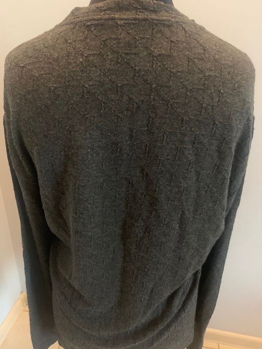 Armani Collezioni markowy szary męski sweter XL  viskoza , oryginał