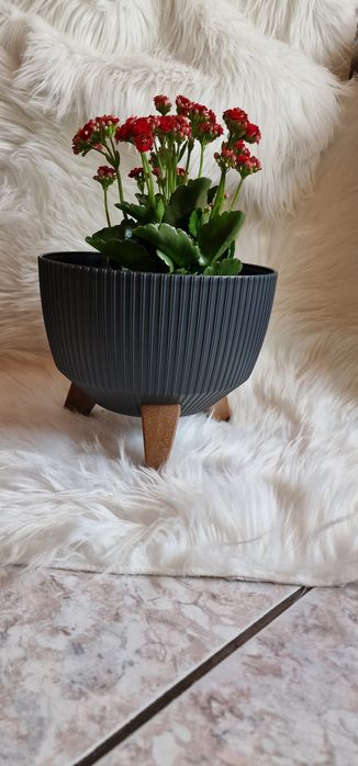 Doniczka donica misa Roma kolor antracyt