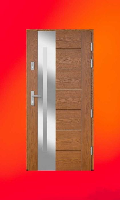 ++ Drzwi Wejściowe Zewnętrzne Drewniane DOSTAWA GRATIS + DOTACJE ++