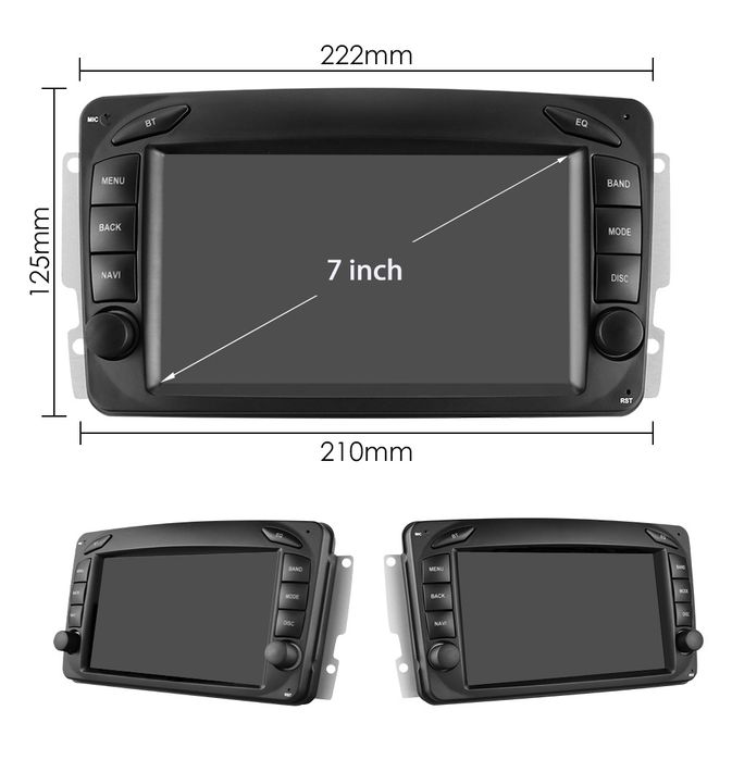 Radio Android Mercedes C W203 S203 CLK W208 W209 A209 VitoW639 Viano