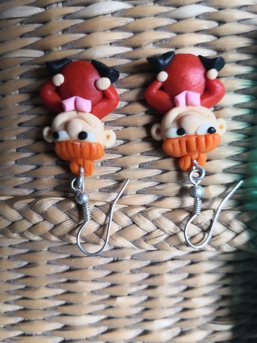 Kolczyki Mała Mi. Nowe. Hand made