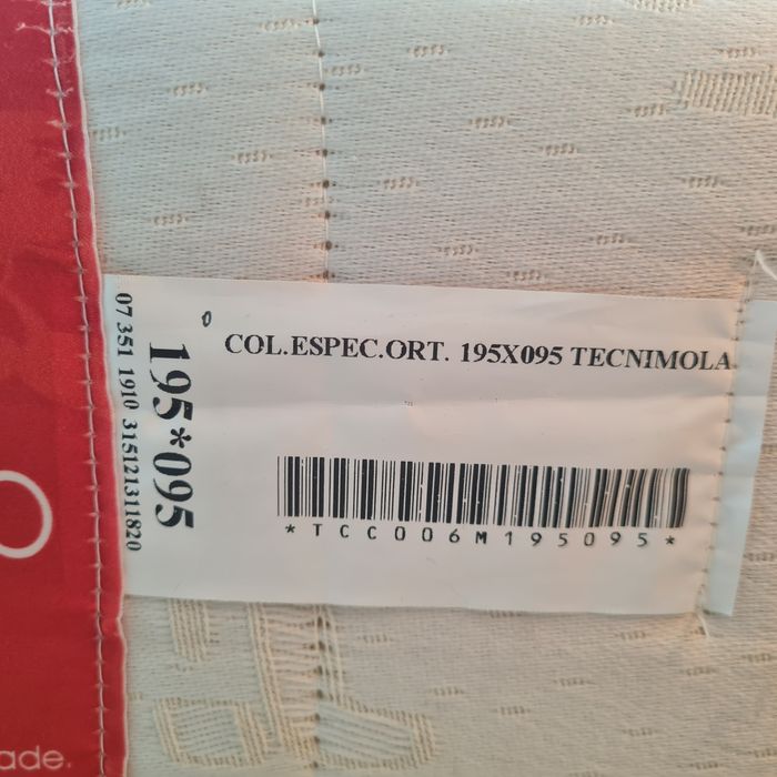 Colchão single 190x95,