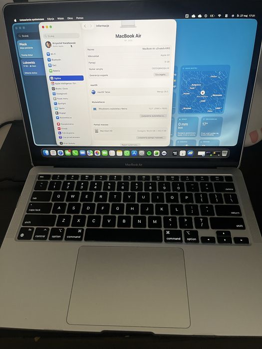 Macbook air m1 stan bardzo dobry