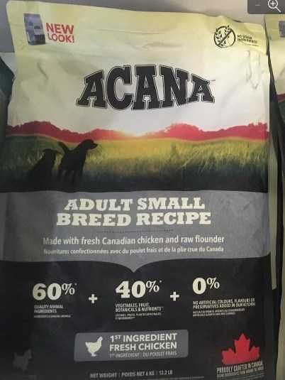 ACANA Adult Small Breed (СОБАКИ МЕЛКИХ ПОРОД)- 6 кг
