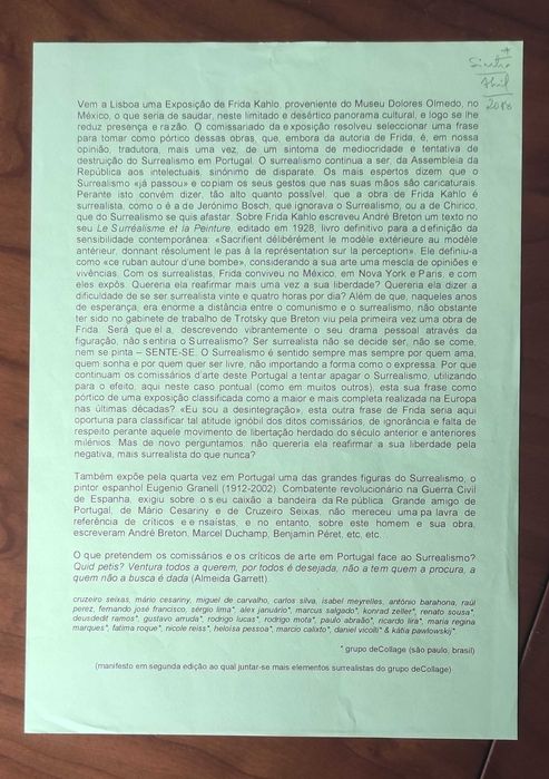 Manifestos + Plaquetes + Catálogos + Folhas Volantes ( 1 )