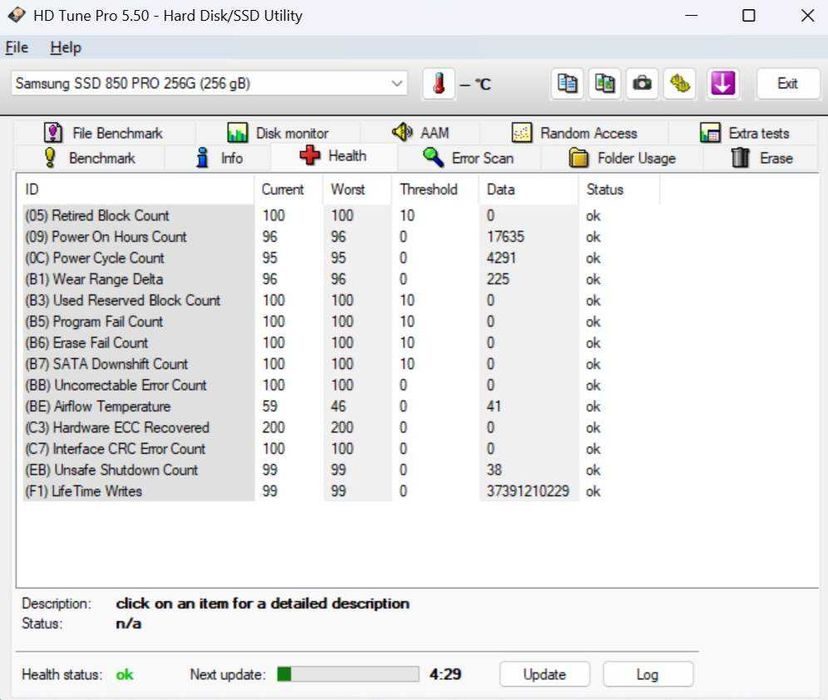 SAMSUNG 850 PRO 256GB SATA 6Gbps 2.5