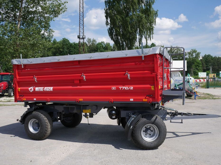 Przyczepa Rolnicza Dwuosiowa 6 ton 8 ton METAL-FACH PROMOCJA