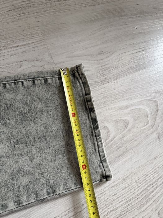 damskie zielonkawe jeansy rozmiar L