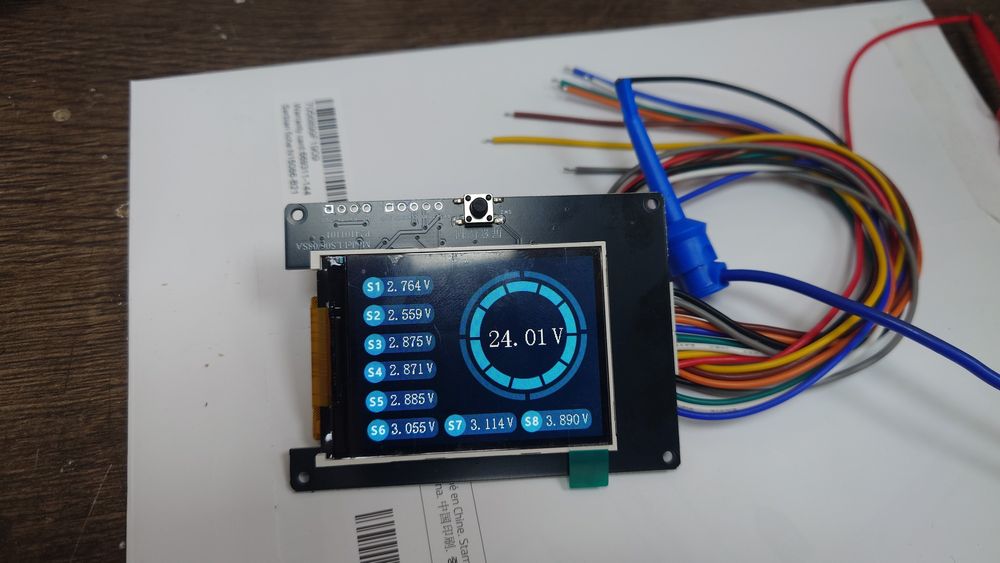 Монітор батареї до 8S. Lifepo4. Li-ion