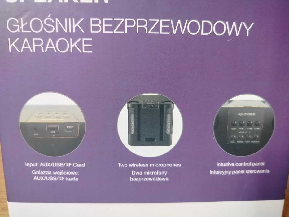 Głośnik bezprzewodowy karaoke Hykker
