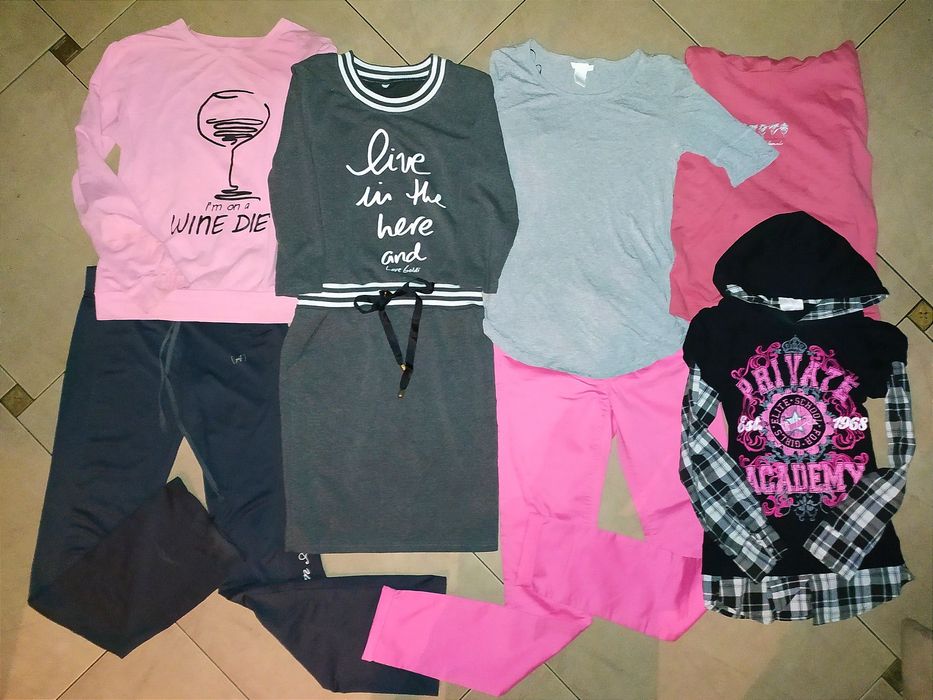 Яркие вещи девушке. рост 152-158. Лот вещей