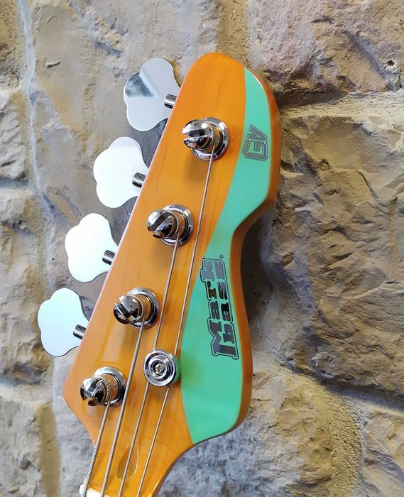 Nowa gitara basowa MB GV4 GLOXY VAL SURF GREEN CR MP