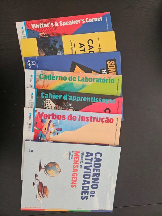Livros escolares e de apoio 7.º e 8.º