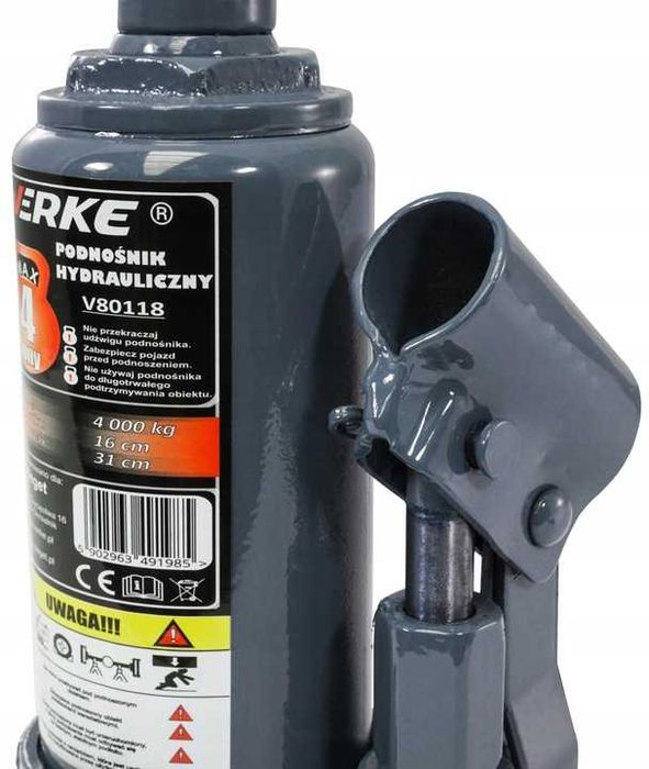 Podnośnik Hydrauliczny Słupkowy 4T Żaba Lewarek VERKE