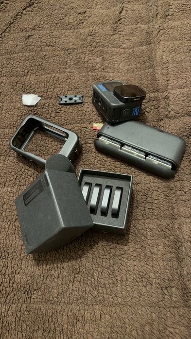 Go pro hero 12 black+3 baterias +64g+media mod+filtros+carregador 3