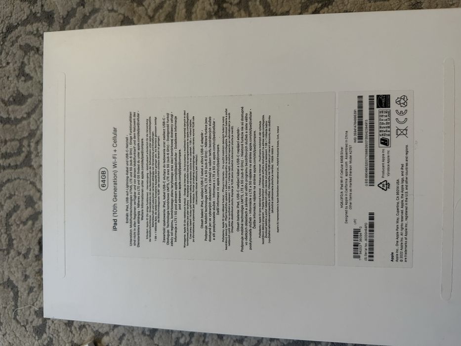 Apple ipad 10.9gen (2022) 64gb+ cellular