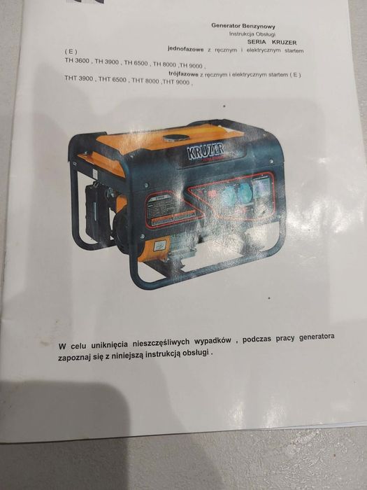 Agregat generator benzynowy
