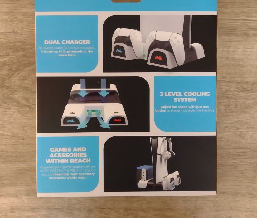 Stacja chłodząca i ładująca do PS5